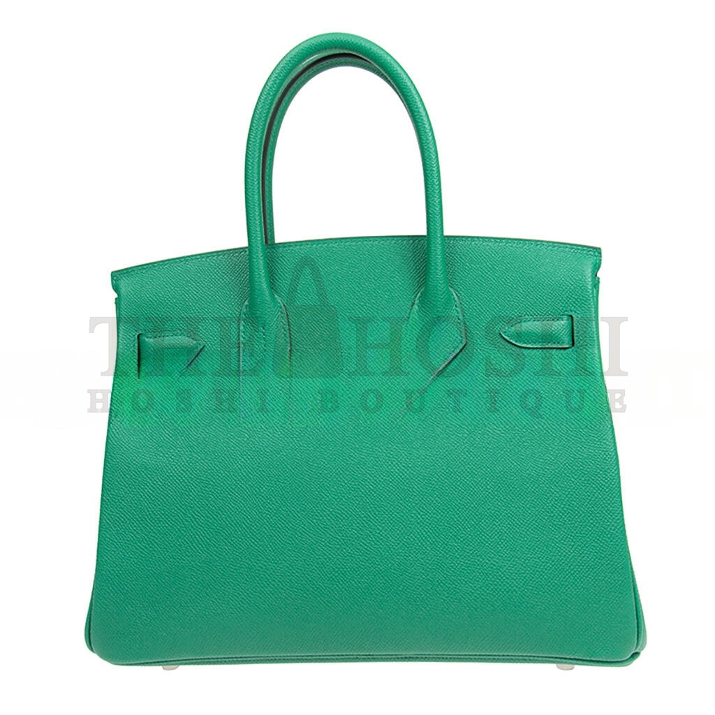 H**me5 BIRKIN 30 TOGO LEATHER PEACOCK GREEN GOLD BUCKLE BAG BK30U4EPSS (30*23*15cm) Master Quality